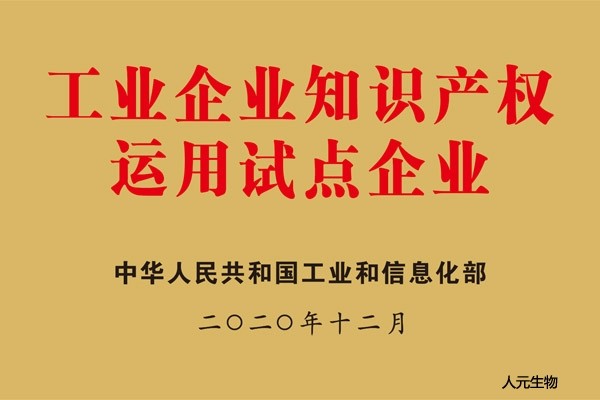 國家工業(yè)企業(yè)知識產(chǎn)權(quán)運用試點企業(yè)