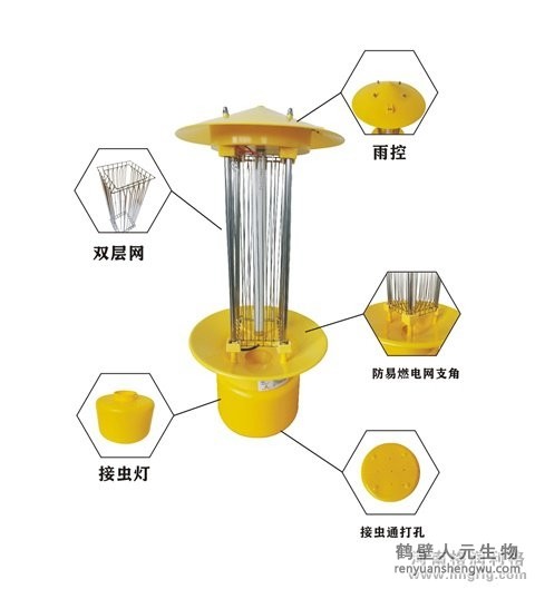 太陽能路燈式殺蟲燈結(jié)構